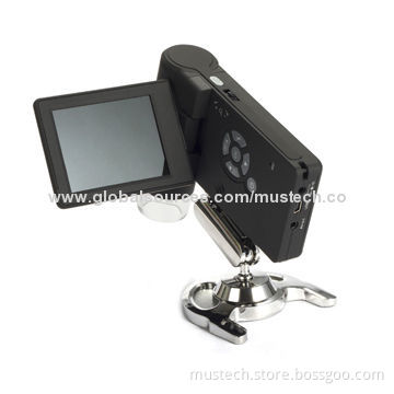 Mustech 5MP portable digital microscope with 3" LCD screen